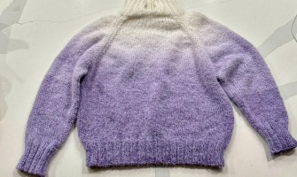 Knit a simple sweater with Caron Colorama Halo Ogo