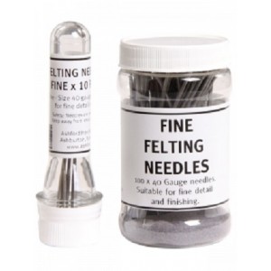 Ashford Felting Needles Fine - 40 gauge (pack of 100)