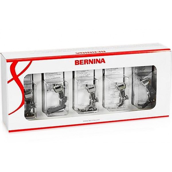 Bernina 5 feet Set for Bernina820, 830 (incl. Bernina FEET #8D, #10D, #20D, #34D AND #57D)
