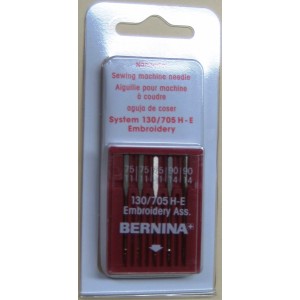 Bernina Embroidery Ass. 3xsize 75, 2xsize 90 carded