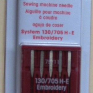 Bernina Embroidery Size 75 Needles 5/pk carded Bernina Embroidery Size 75 Needles 5/pk carded