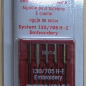 Bernina Embroidery Size 90 Needles 5/pk carded Bernina Embroidery Size 90 Needles 5/pk carded
