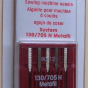 Bernina Metafil Size 80 Needles 5/pk carded Bernina Metafil Size 80 Needles 5/pk carded