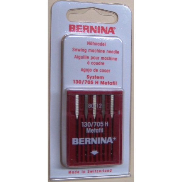 Bernina Metafil Size 80 Needles 5/pk carded