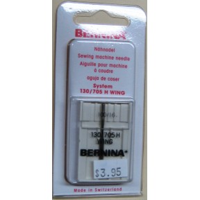 Bernina Wing Size 100 Needles 1/pk carded Bernina Wing Size 100 Needles 1/pk carded