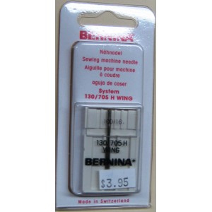 Bernina Wing Size 100 Needles 1/pk carded