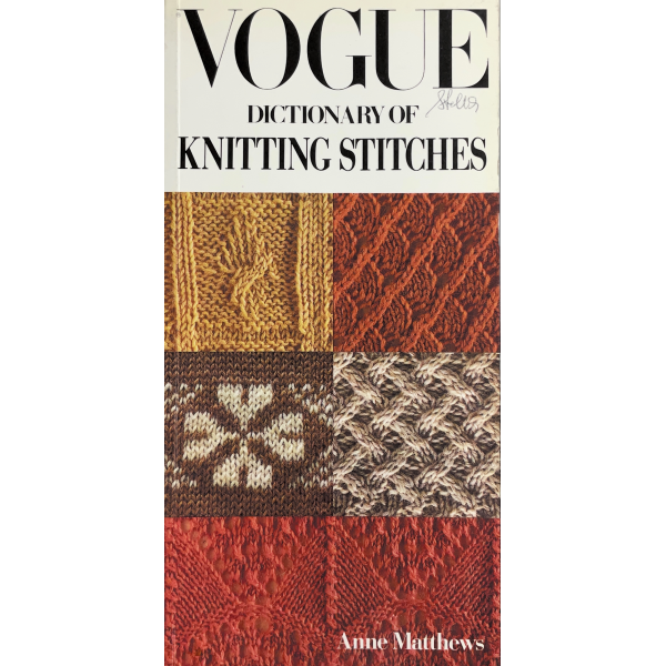 Vogue Dictionary of Knitting Stitches - Softcover