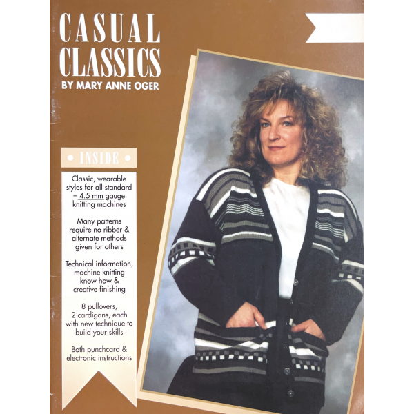 Softcover Casual Classics Pattern Book for 4.5mm