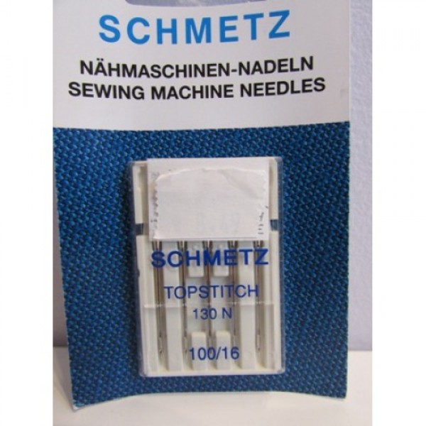 Schmetz Topstitch Needle 100/16 Carded 5/Pkg 