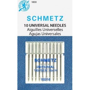 Schmetz Universal Needle 100/16 Carded 10/Pkg 