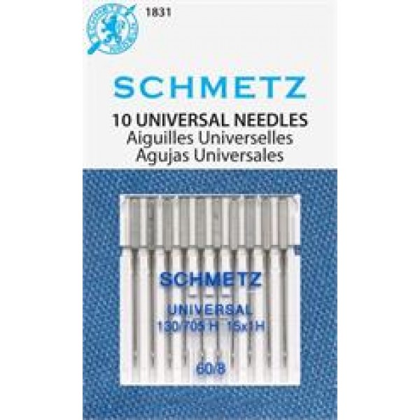 Schmetz Universal Needle Size 60/08 Carded 10/Pkg 