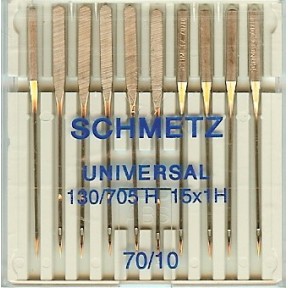 Schmetz Universal Needle Size 70/10 Carded 10/Pkg  Schmetz Universal Needle Size 70/10 Carded 10/Pkg