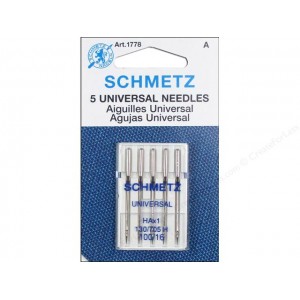 Schmetz Universal Needle 100/16 Carded 5/Pkg 
