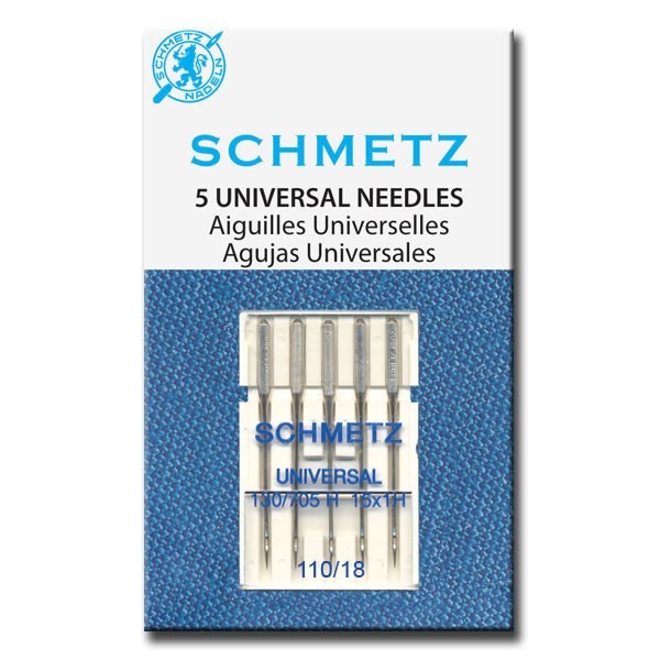 Schmetz Universal Needle 110/18 Carded 5/Pkg 