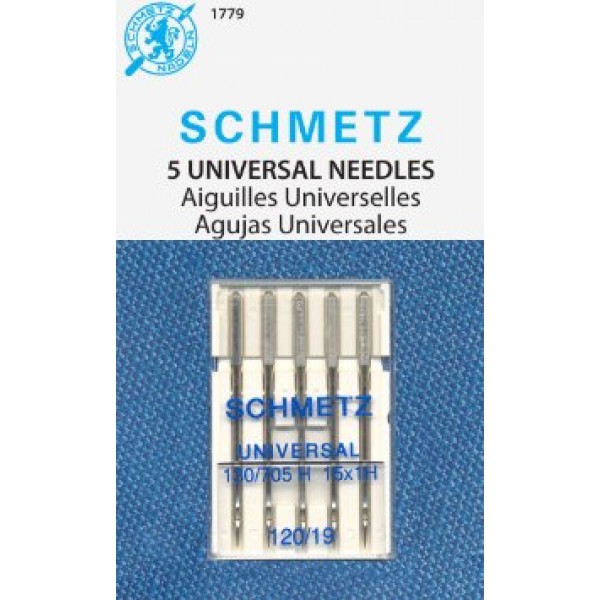 Schmetz Universal Needle 120/19 Carded 5/Pkg 