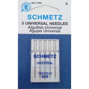 Schmetz Universal Needle 60/08 Carded 5/Pkg. 