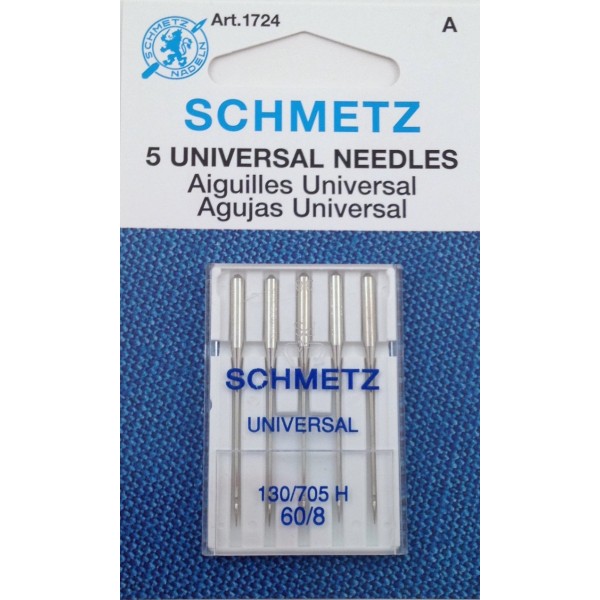 Schmetz Universal Needle 60/08 Carded 5/Pkg. 