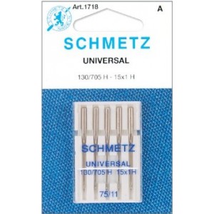 Schmetz Universal Needle 75/11 Carded 5/Pkg 