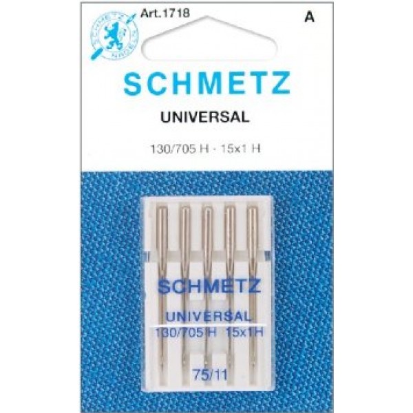 Schmetz Universal Needle 75/11 Carded 5/Pkg 