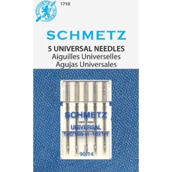 Schmetz Universal Needle 90/14 Carded 5/Pkg 