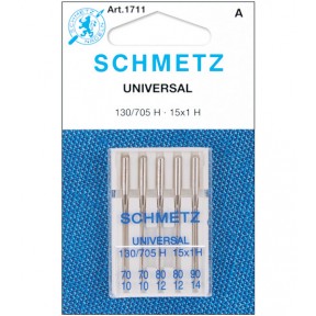 Schmetz Universal Assorted Needles Carded 5/Pkg 