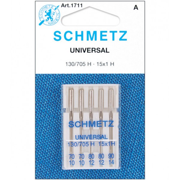 Schmetz Universal Assorted Needles Carded 5/Pkg 