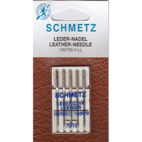 Schmetz Leather Needle 70/10 Carded 5/Pkg  Schmetz Leather Needle 70/10 Carded 5/Pkg