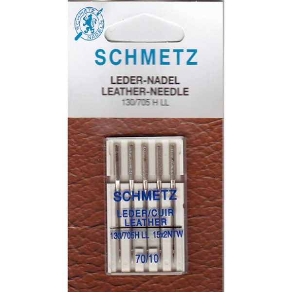 Schmetz Leather Needle 70/10 Carded 5/Pkg 
