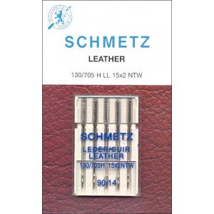 Schmetz Leather Needle 90/14 Carded 5/Pkg 