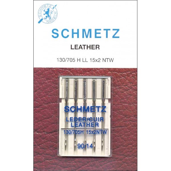 Schmetz Leather Needle 90/14 Carded 5/Pkg 