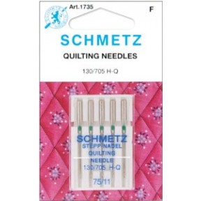 Schmetz Quilting Needle 75/11 Carded 5/Pkg  Schmetz Quilting Needle 75/11 Carded 5/Pkg