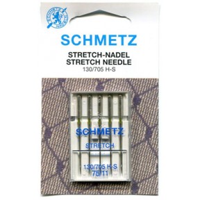 Schmetz Stretch Needle 75/11 Carded 5/Pkg  Schmetz Stretch Needle 75/11 Carded 5/Pkg