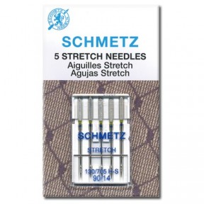 Schmetz Stretch Needle 90/14 Carded 5/Pkg  Schmetz Stretch Needle 90/14 Carded 5/Pkg