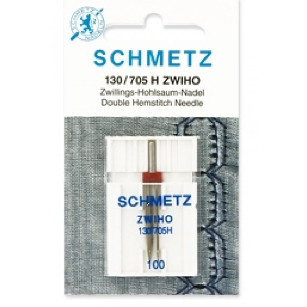 Schmetz Hemstitch/Double Wing Needle #100 Carded 1 Needle/Pkg 