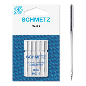 Schmetz Hlx5 High Speed Special Needle 100/16 Carded 5/Pkg 