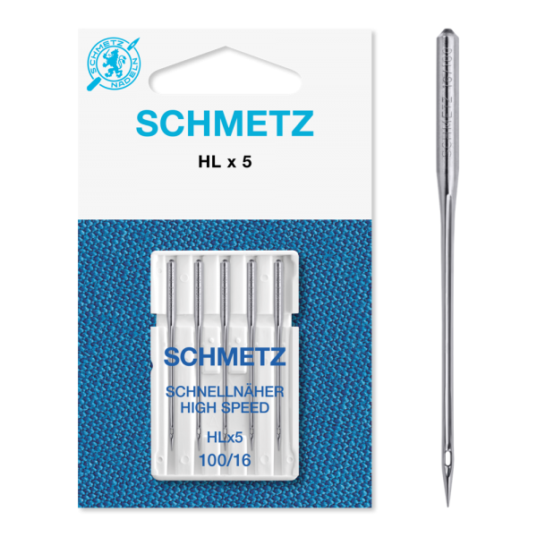 Schmetz Hlx5 High Speed Special Needle 100/16 Carded 5/Pkg 