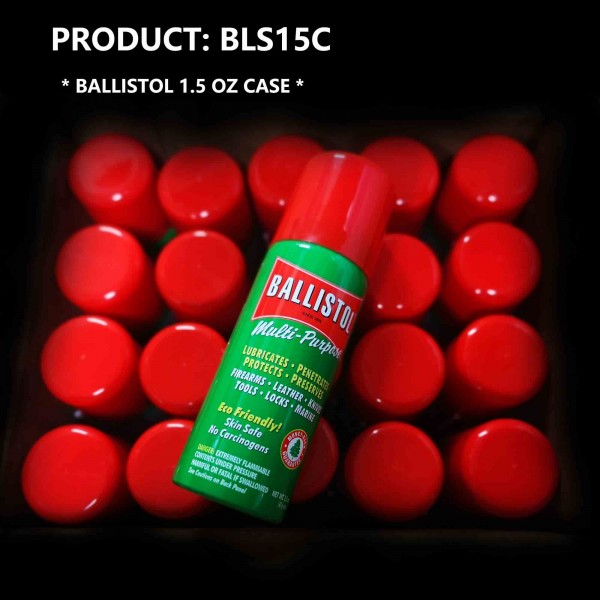 Ballistol 1.5 oz  Case