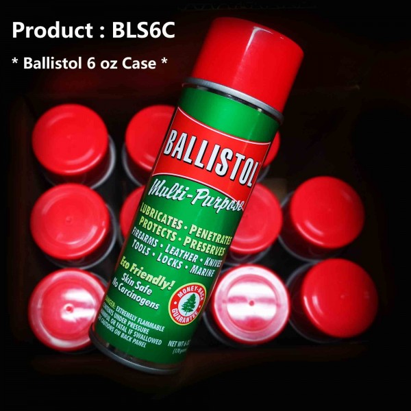 Ballistol 6 oz Case