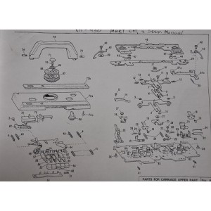 Brother KH930 diagrams and numbers
