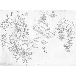 Brother KH230/KH160 diagrams and numbers