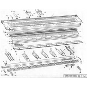 Brother KH260 diagrams and numbers with parts list Brother KH260 diagrams and numbers with parts list