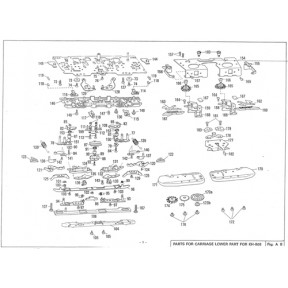 Brother KH868 diagrams and numbers with parts list Brother KH868 diagrams and numbers with parts list
