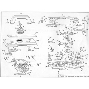 Brother KH940 diagrams and numbers