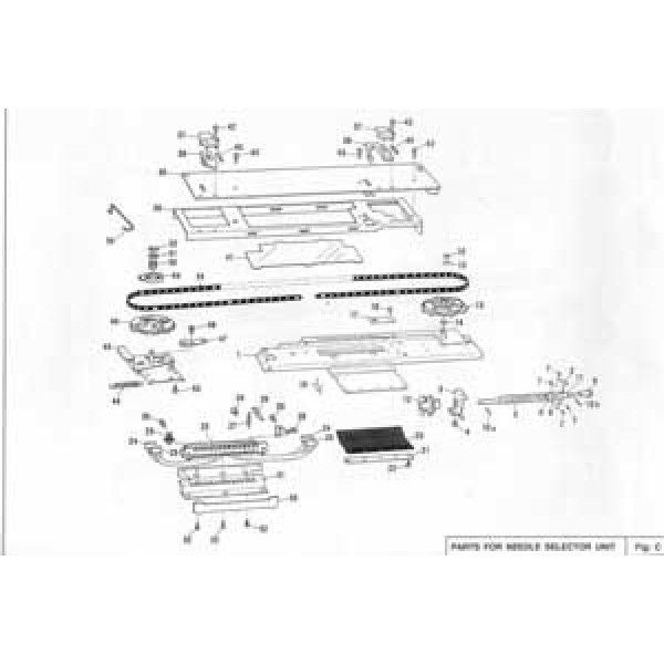 Brother KH970 diagrams and numbers with parts list