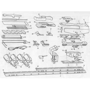 Brother KR230/KR160 diagrams and numbers