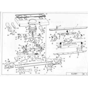 Brother KR830 diagrams and numbers