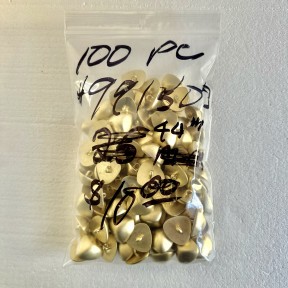Button 991503 44L Gold Shank 100 pieces