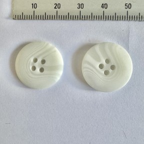 Button B-34500 34L White 4-hole 500 pieces Button B-34500 34L White 4-hole 500 pieces