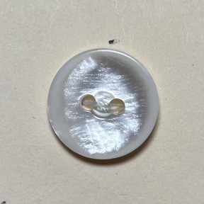 Button B101 Poly White Pearl 20-Ligne 14.7mm Button B101 Poly White Pearl 20-Ligne 14.7mm