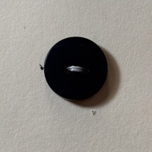 Button B117 Dull Black 19-Ligne 12mm